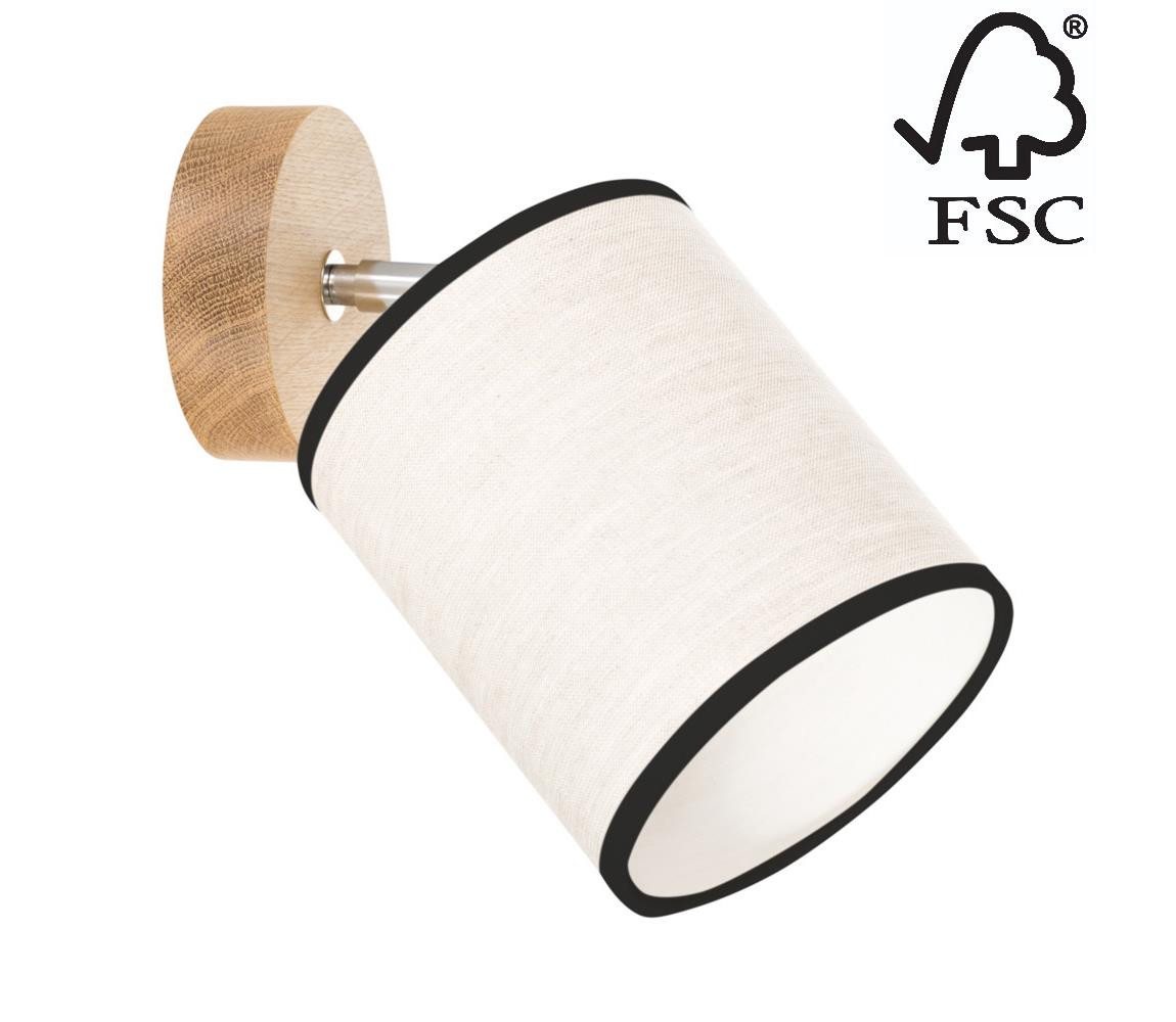 66791174 - Nástěnné bodové svítidlo BOHO 1xE27/25W/230V dub