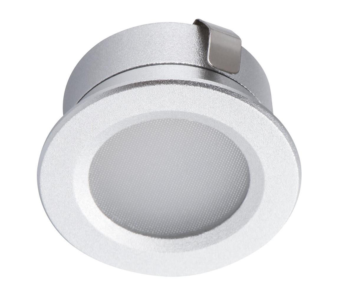 23520 - LED Venkovní podh. svítidlo IMBER LED/1W/12V 4000K IP65 stříbrná