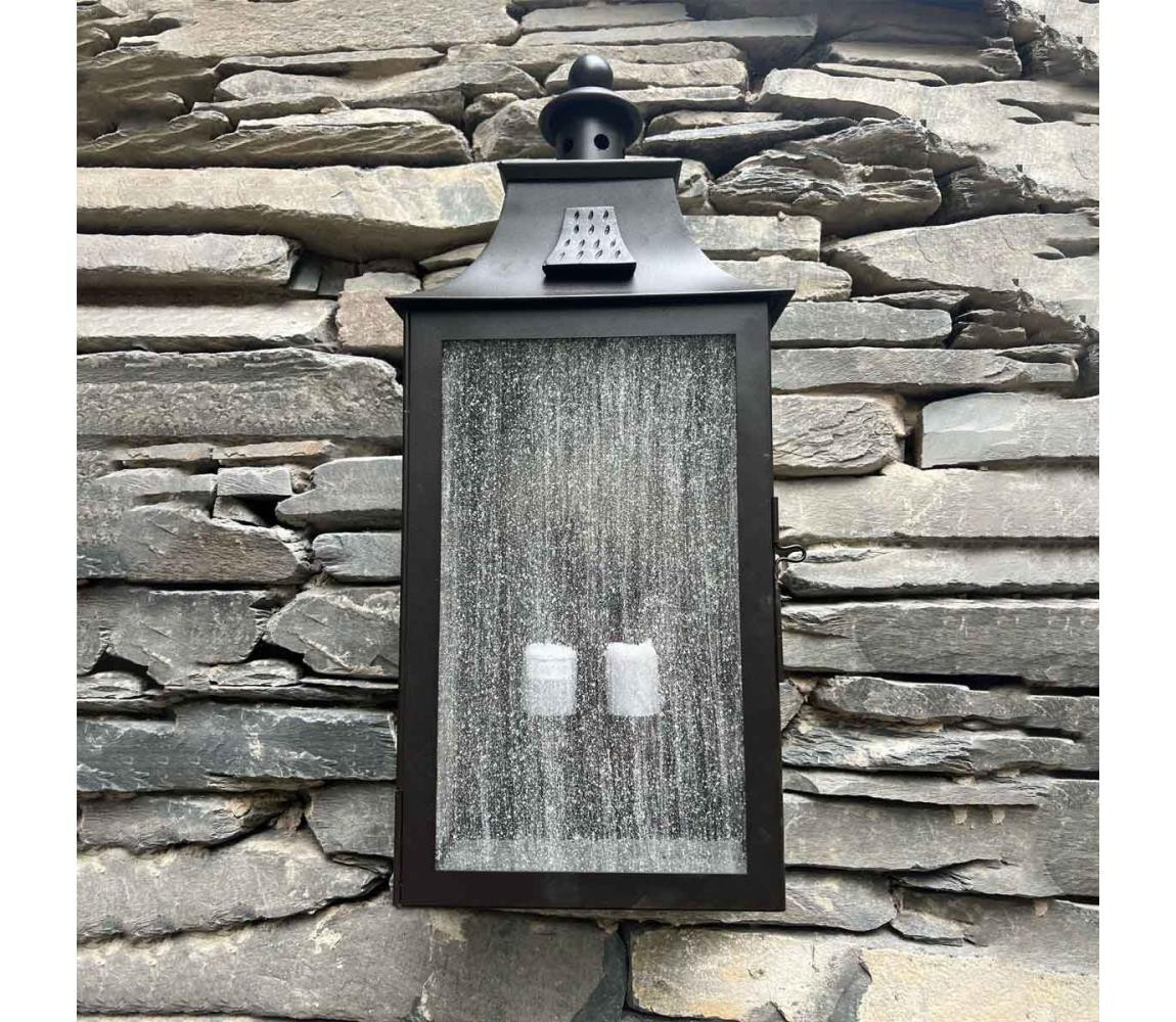 Elstead Elstead KENDAL - Venkovní nástěnné svítidlo KENDAL 2xE14/60W/230V IP44