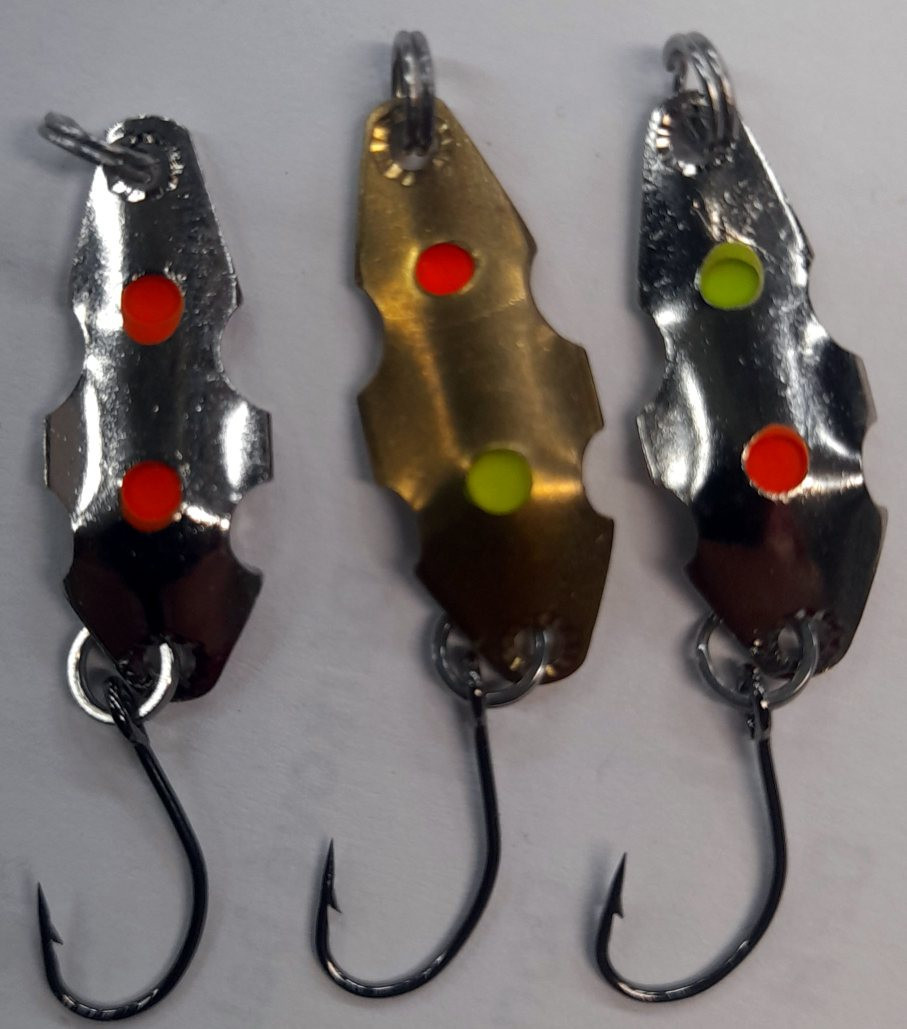 VANPLA Plandavka s jednoháčkem 4 střibrná/zlatá 4cm/3gr