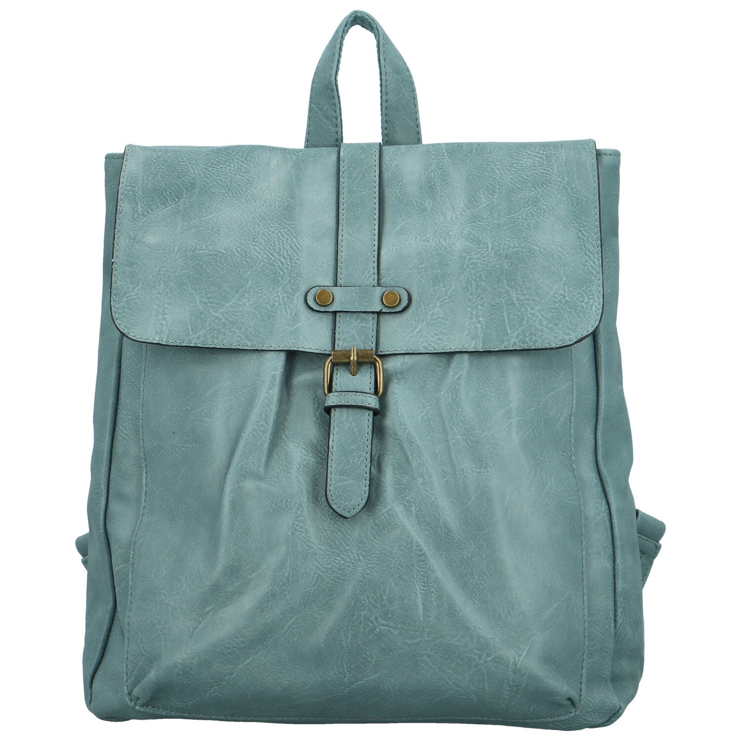 Dámský batoh džínově modrý - Paolo bags Lamin modrá