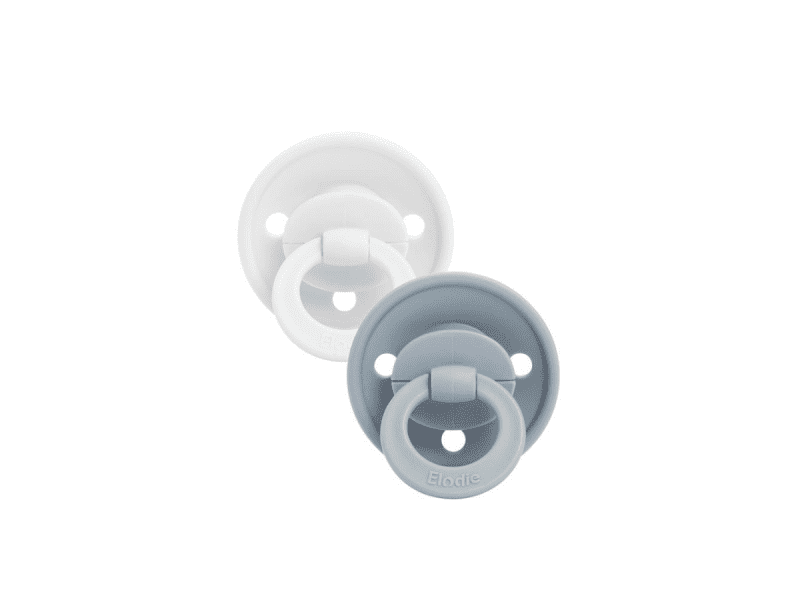 Elodie Details Set bambusových dudlíků newborn Sunrise Blue silicon