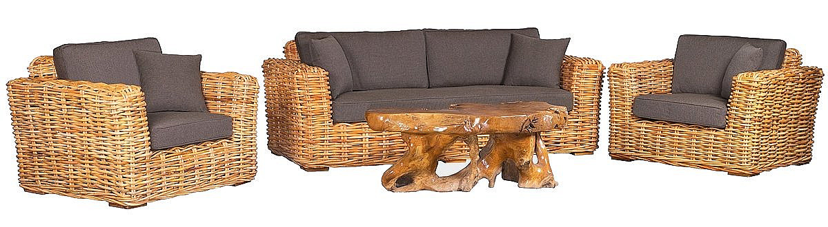 DEOKORK Zahradní ratanová sestava TOSCA V.