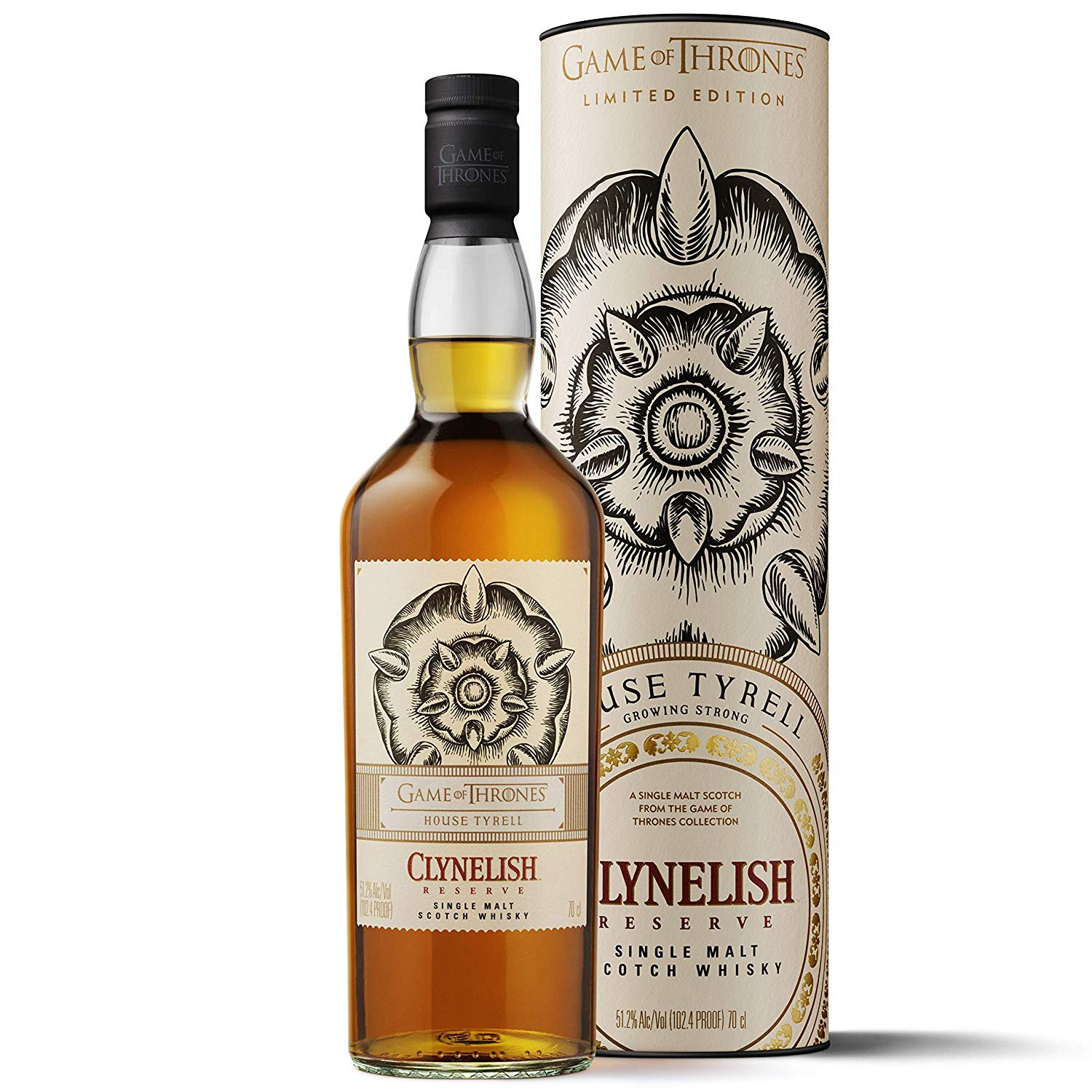 Clynelish Reserve Game of Thrones House Tyrell 51,2 % 0,7 l