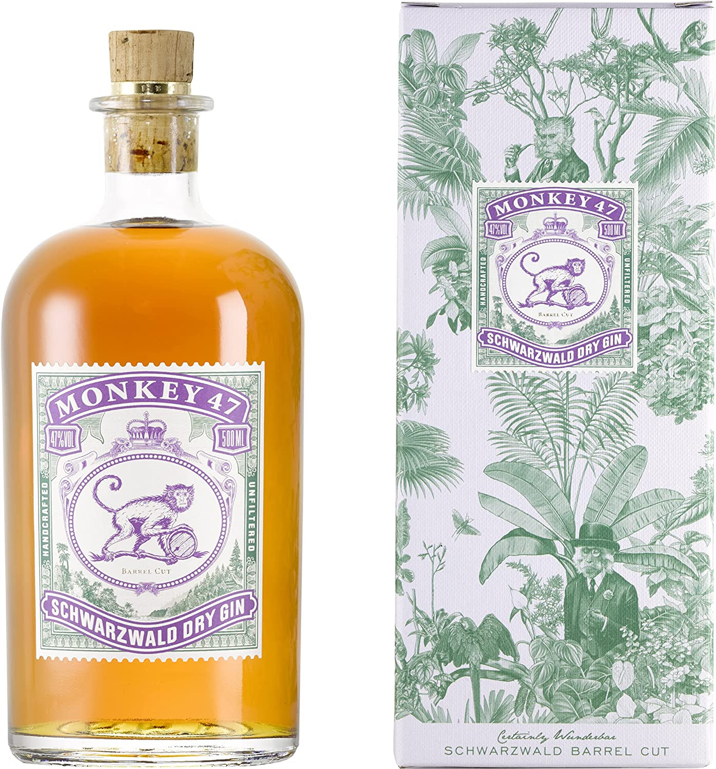 Gin MONKEY 47 BARREL CUT  47 % 0,5 l