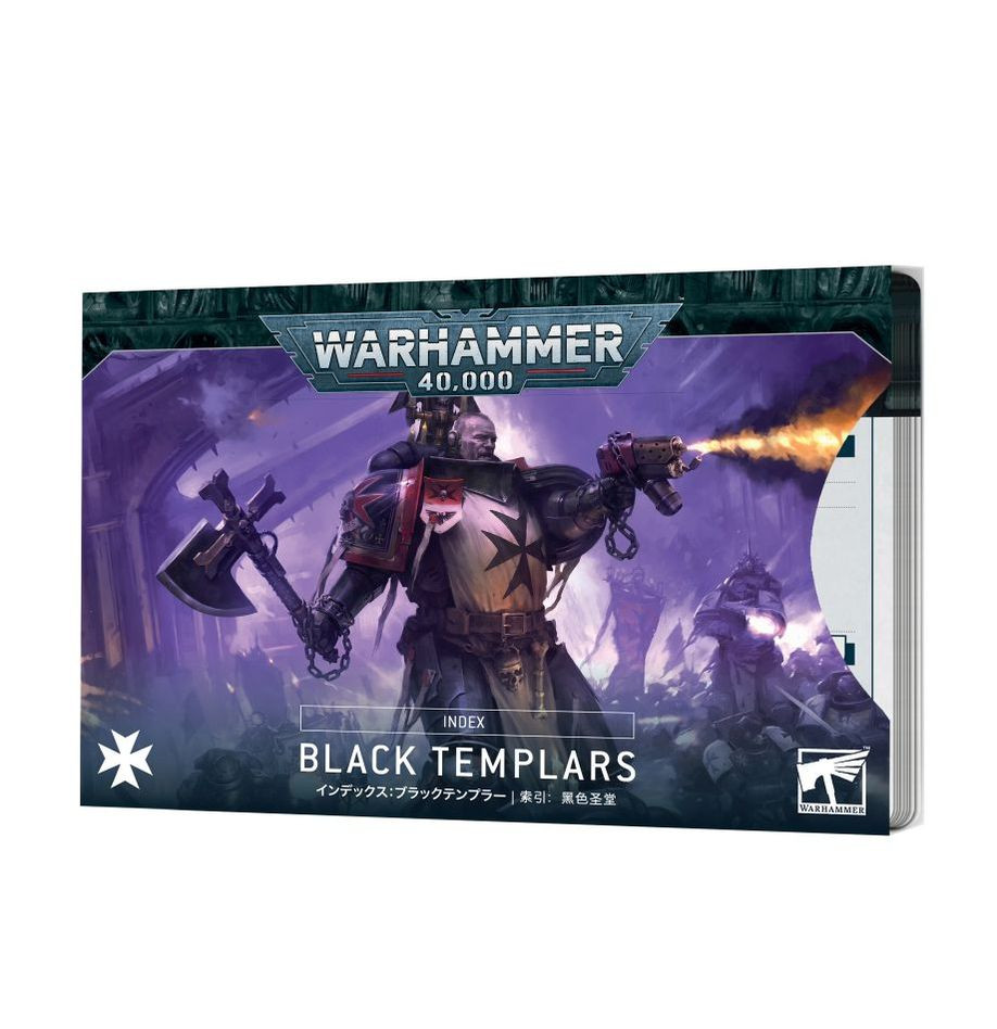 Games Workshop Warhammer 40000: Index Cards – Black Templars