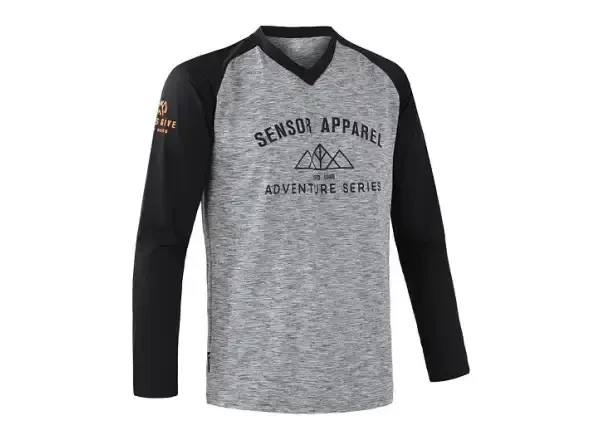 Sensor CHARGER dlouhý rukáv grey/black pánský