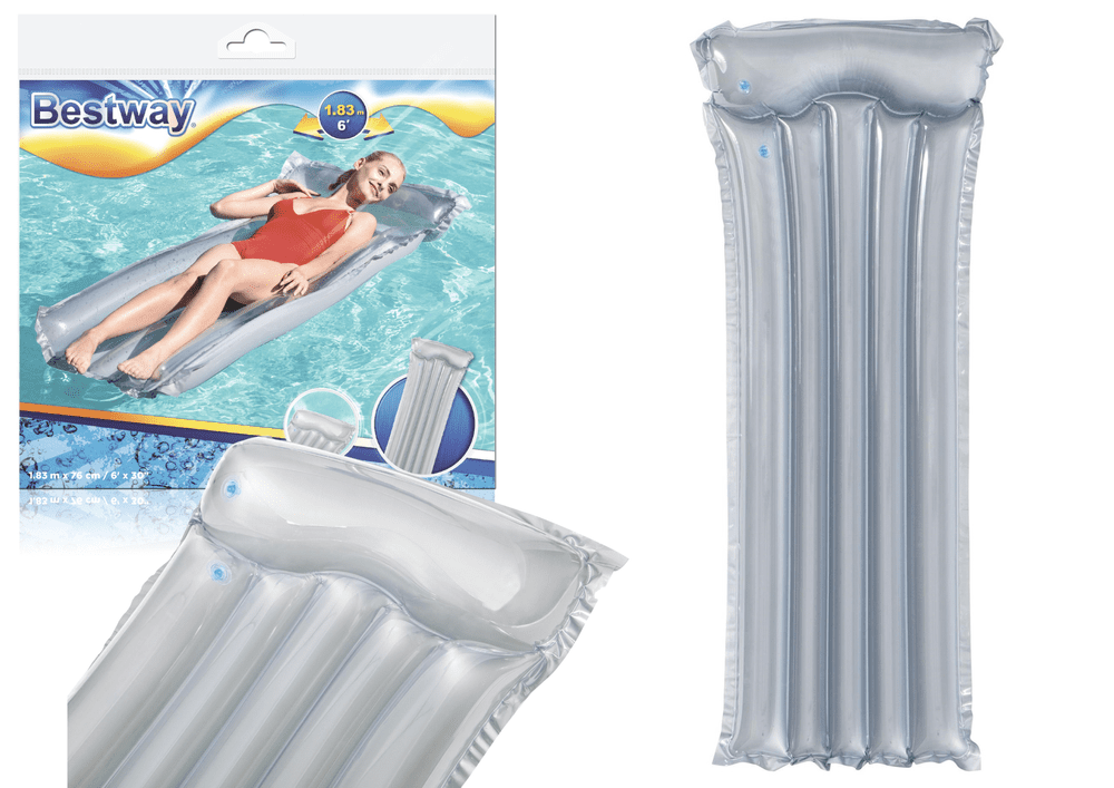 Bestway Bestway Nafukovací lehátko 183x76 cm šedé