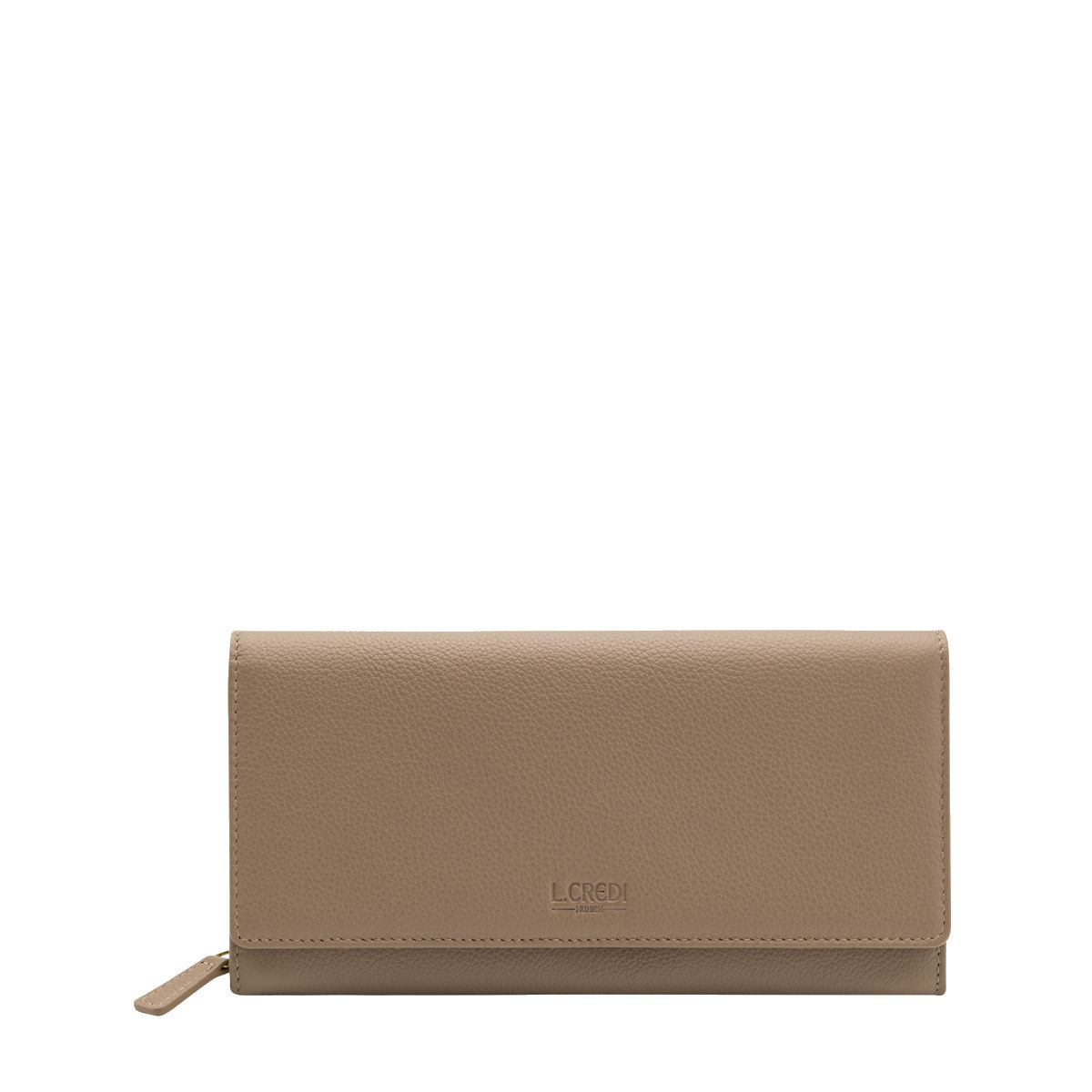L.Credi dámská kožená peněženka - béžovo hnedá - One size
