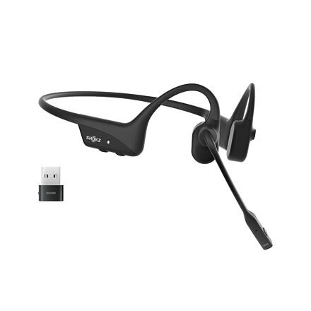 SHOKZ C120-AA-BK sluchátka / náhlavní souprava Sluchátka s mikrofonem Bezdrátový Za ucho Kancelář / C120-AA-BK