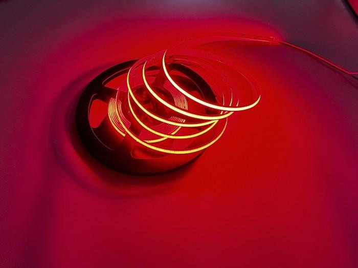 Eco Light LED COB 480 9W/m RED 12V IP20 /5m/P páska