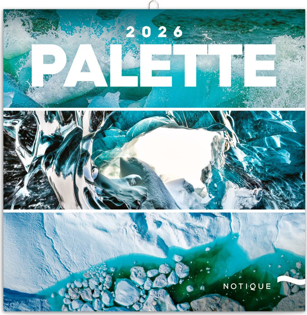 Kalendář 2026 poznámkový: Paleta, 30 x 30 cm