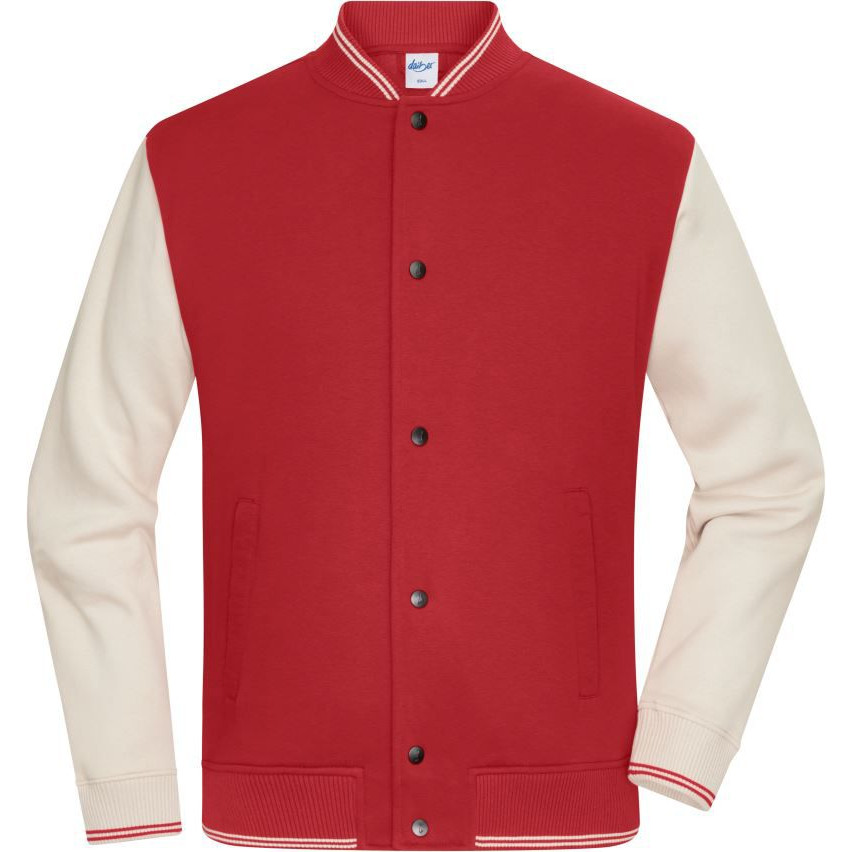 Bunda Daiber Campus - červená-béžová, M