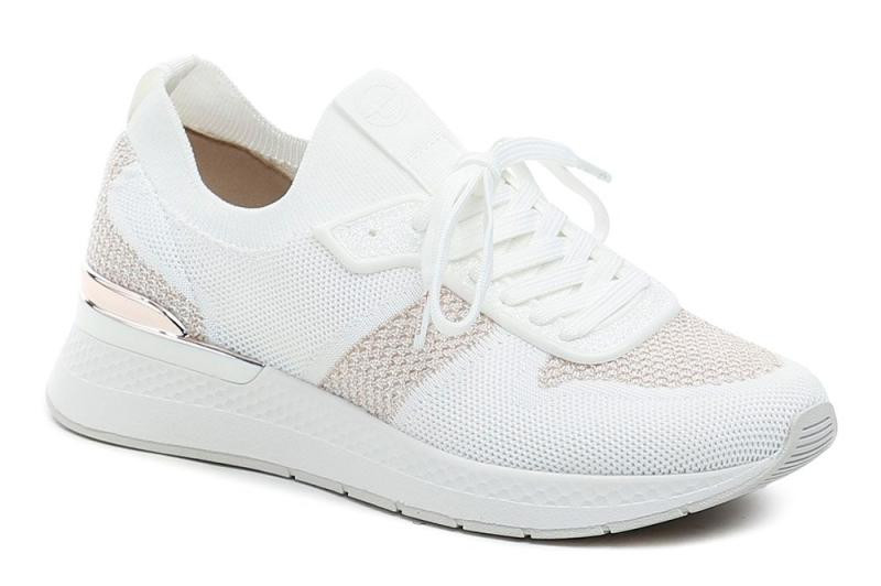 Tamaris 1-23712-42 bílo zlatorůžové dámské tenisky