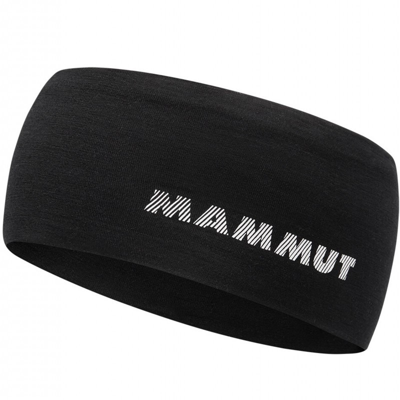 Mammut Čelenka Mammut Tree Wool Headband Černá