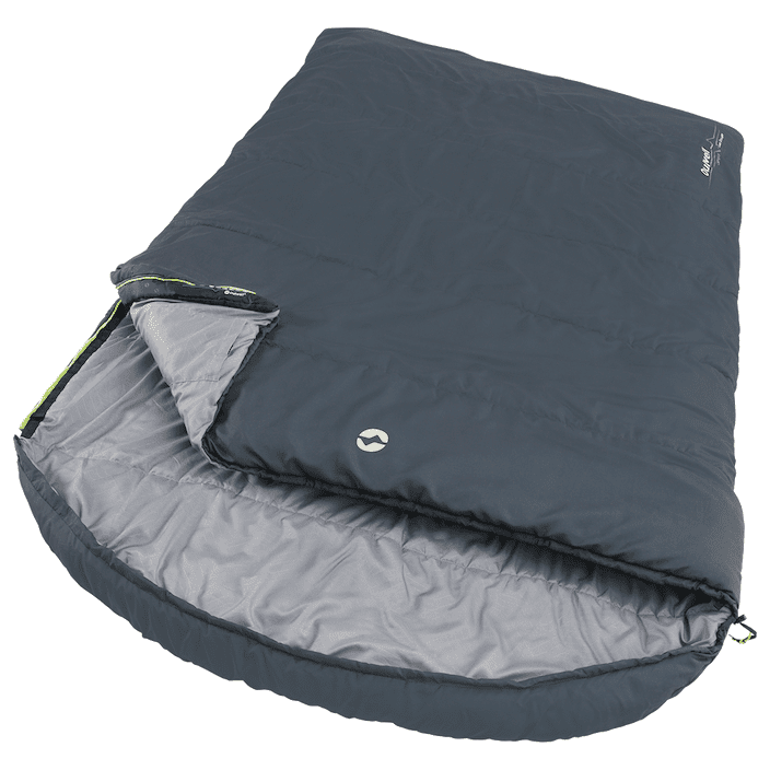 Dekový spacák Outwell Campion Lux Double Zip: Levý / Barva: šedá
