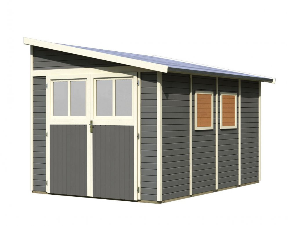 Dřevěný zahradní domek BOMLITZ 238x355 cm Lanitplast