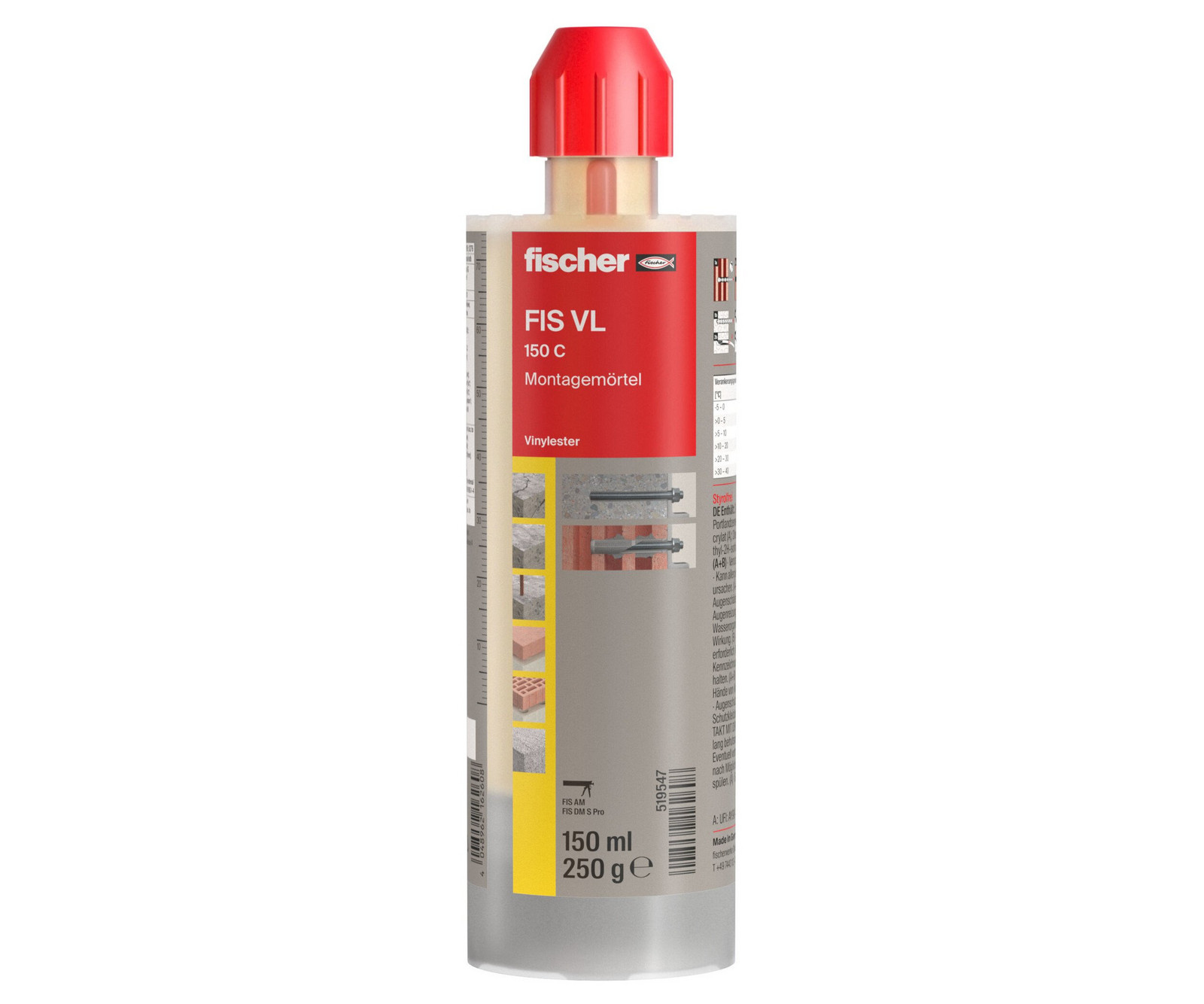 Chemická malta FIS VL 150 C Fischer