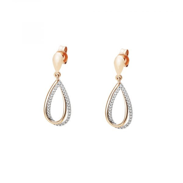 Náušnice s brilianty 534-374-736954 3.05g