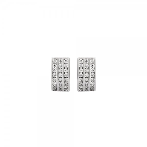 Náušnice se syntetickými kameny 336-087-000552 2.20g