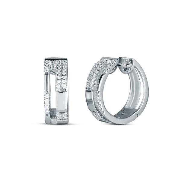 Náušnice se syntetickými kameny 136-404-914600-0000