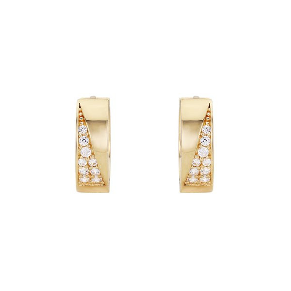 Náušnice se syntetickými kameny 236-185-000426 2.20g