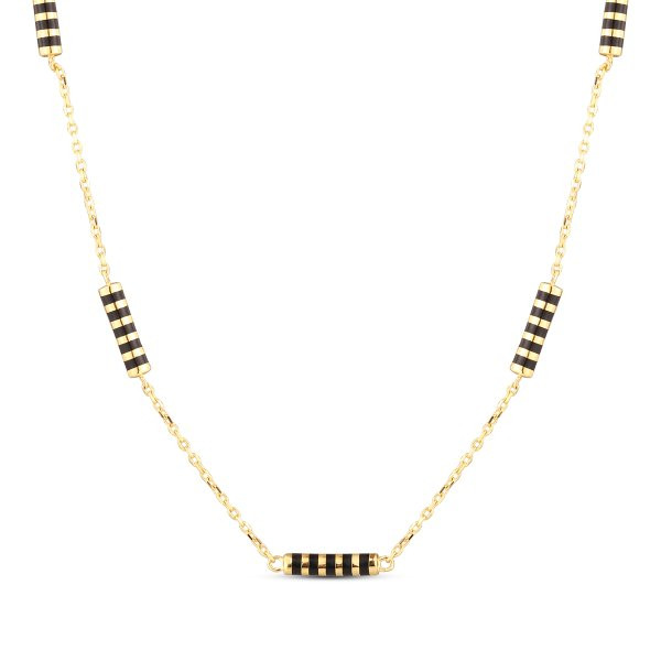 Náhrdelník se syntetickými kameny 276-532-2099 45-6.05g