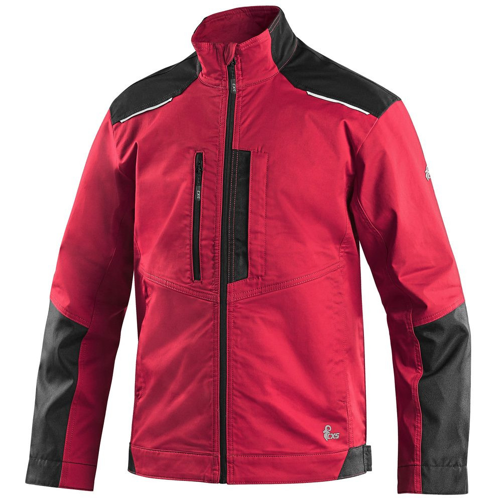 Canis (CXS) Pánská pracovní blůza CXS SOLIS FLEX - Červená / černá | 50