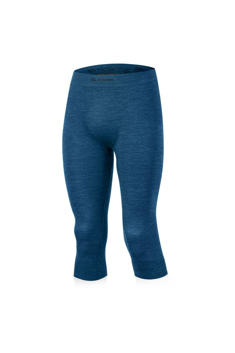 Lasting pánské merino spodky MAREO 5160 modré Velikost: L/XL