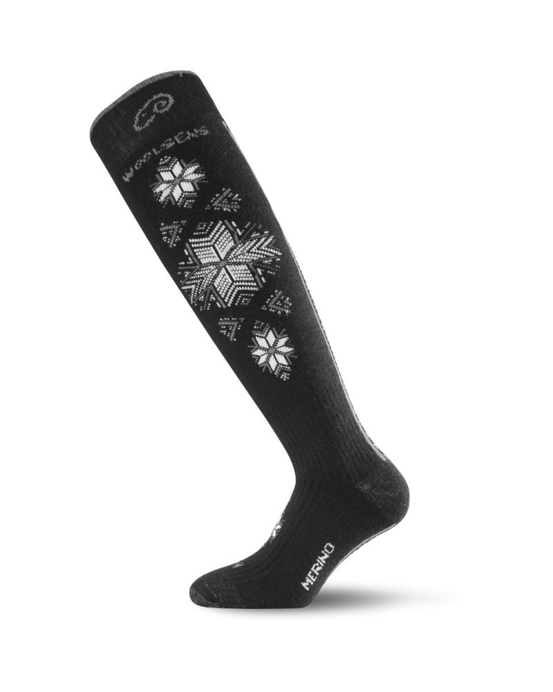 Lasting SWN 908 černá lyžařské ponožky Velikost: (46-49) XL