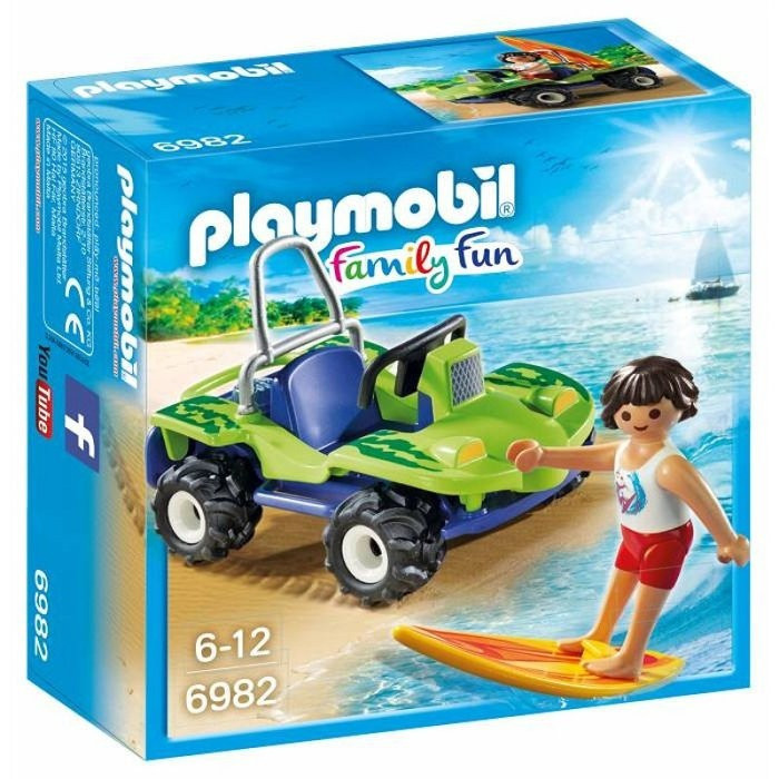 Playmobil Playmobil 6982 Surfař s plážovou buginou
