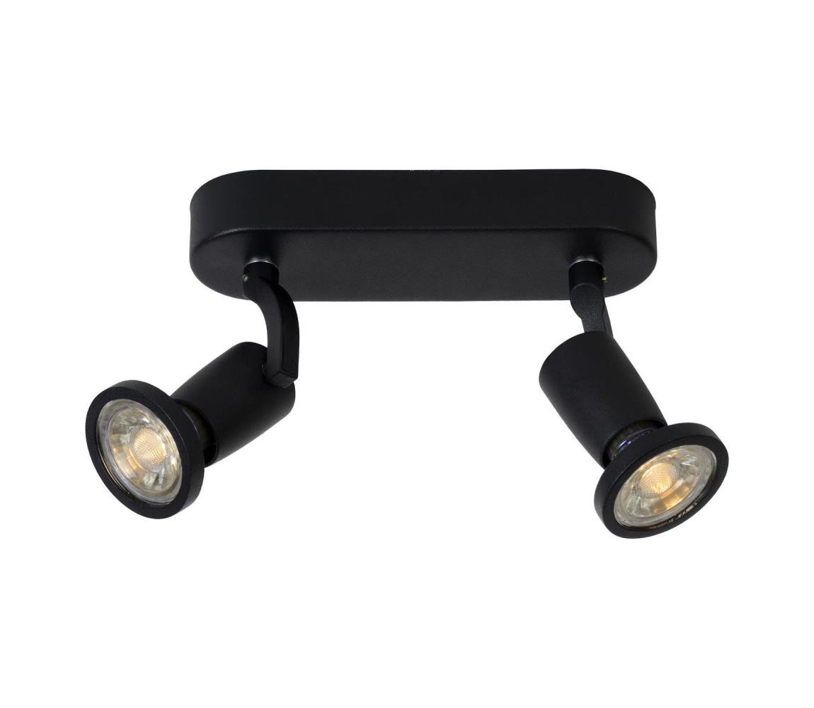 Lucide Lucide 11903/10/30 - LED bodové svítidlo JASTER-LED 2xGU10/5W/230V černé
