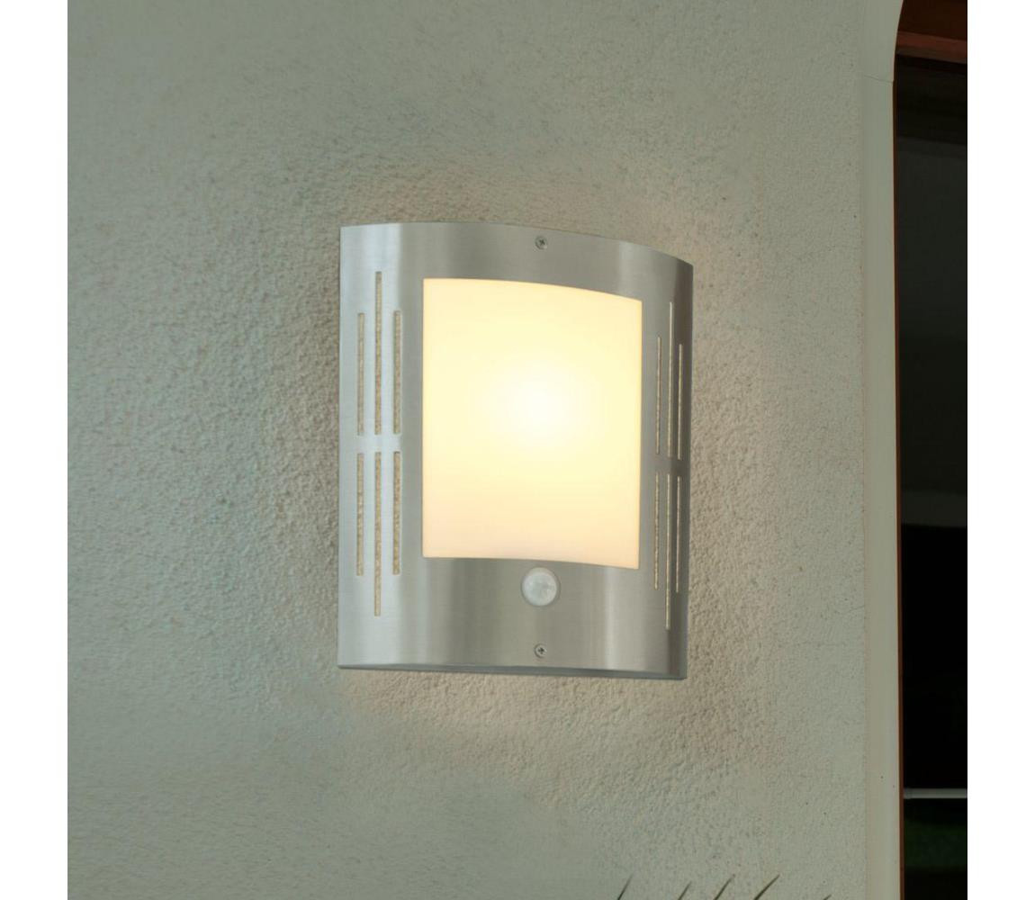 Eglo EGLO 88144 - Senzorové venkovní nástěnné svítidlo CITY 1xE27/15W/230V IP44