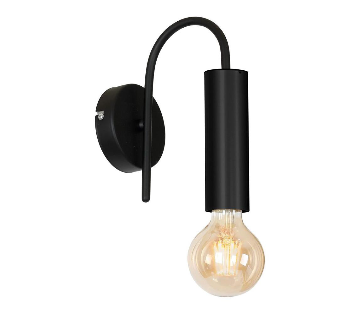 Nástěnné svítidlo LOPPE 1xE27/60W/230V černá