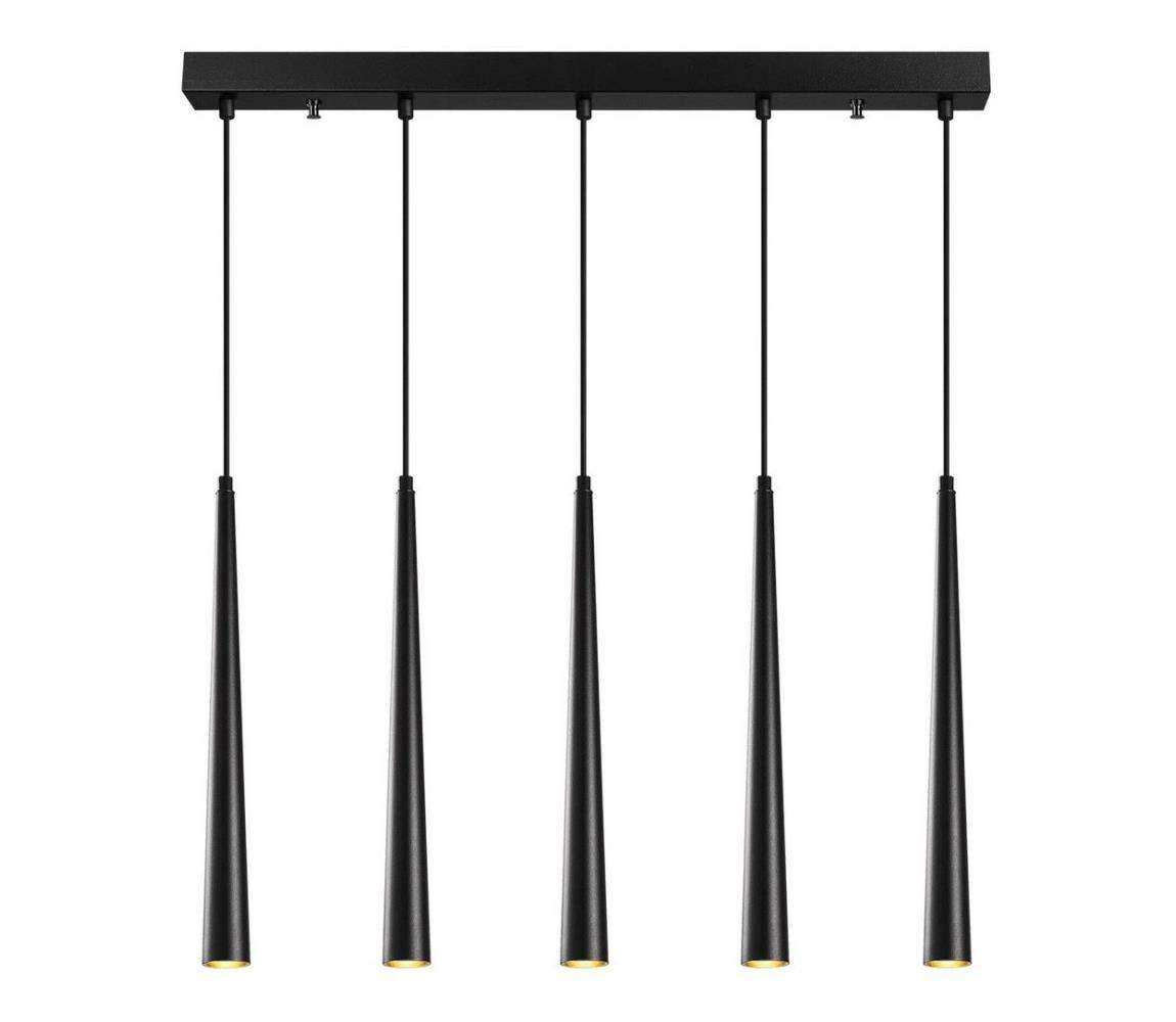 LED Lustr na lanku UGUR 5xLED/3W/230V