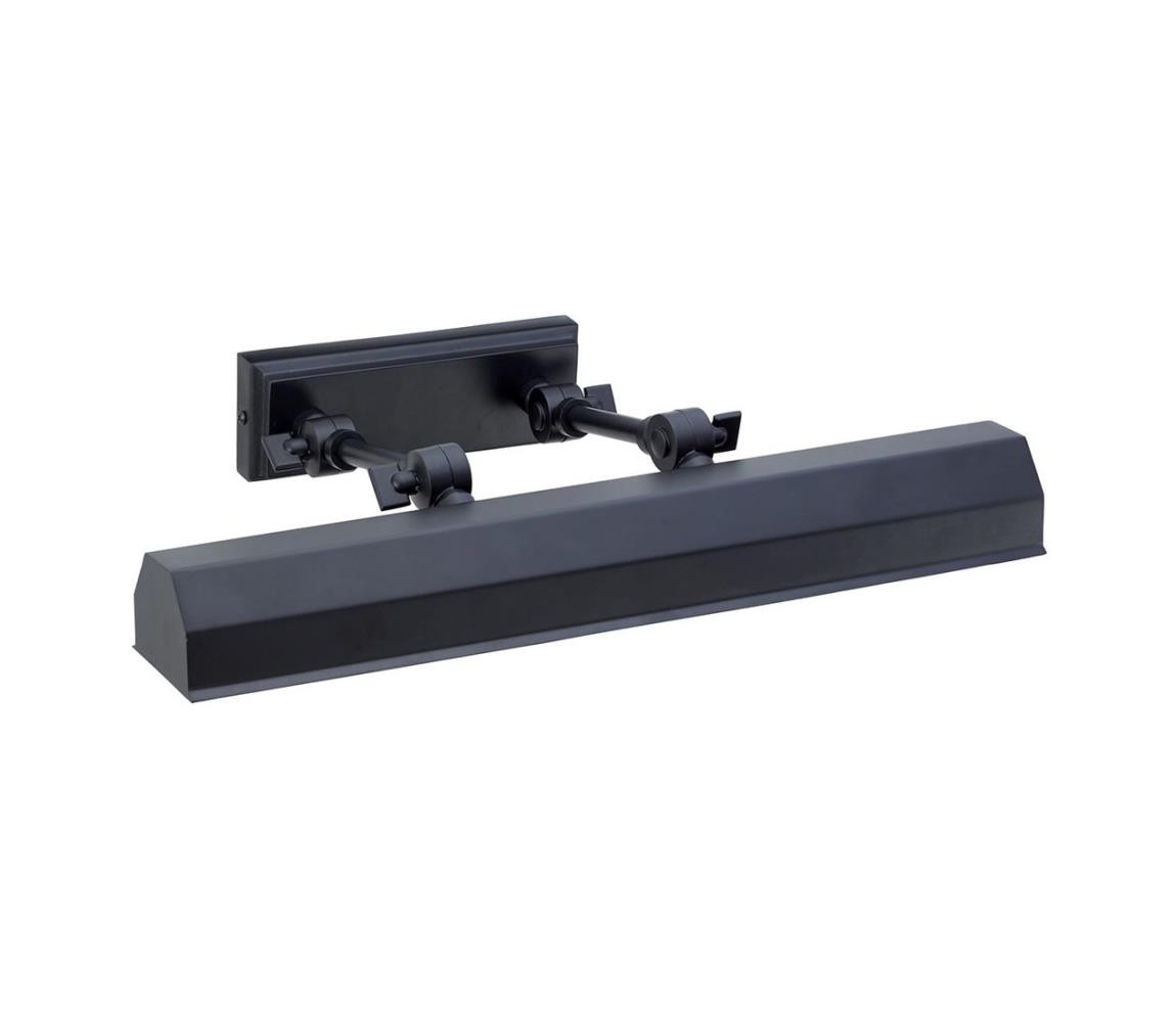 Elstead Elstead CHAWTON-PLM-BLK - Obrazové svítidlo CHAWTON 2xE14/40W/230V černá