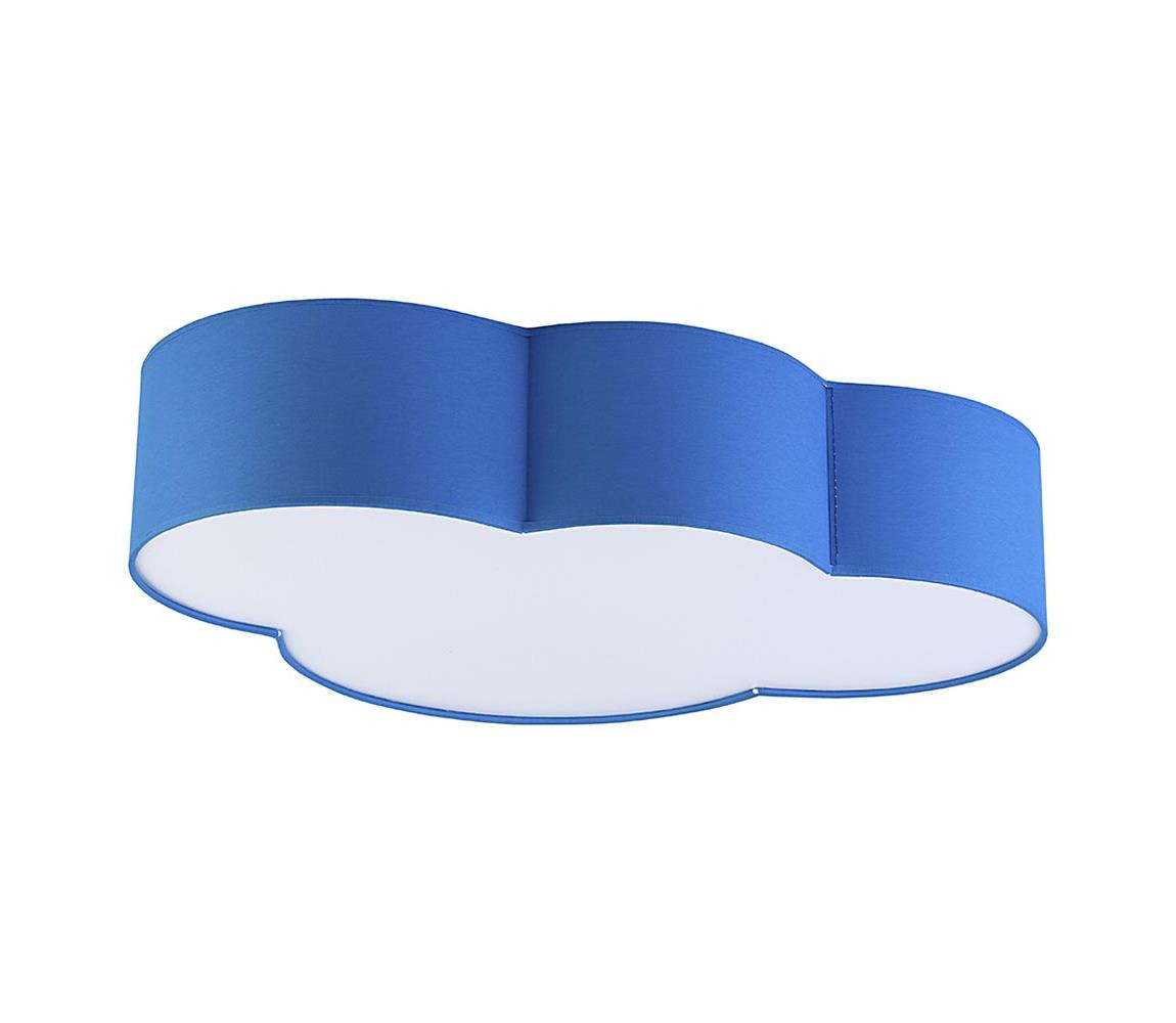 Dětské stropní svítidlo CLOUD 4xE27/15W/230V modrá
