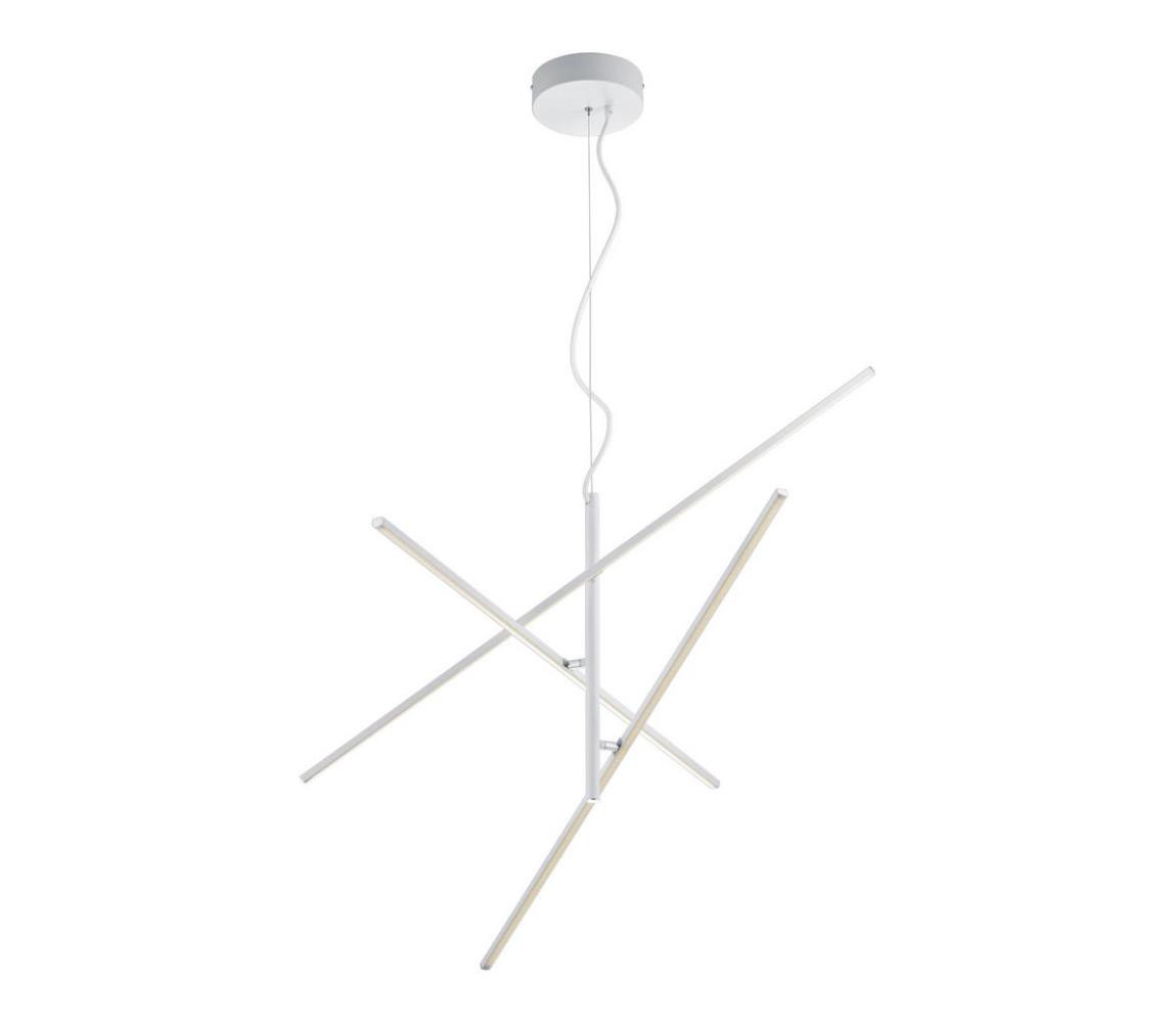 Trio Trio - LED Stmívatelný lustr na lanku TIRIAC 3xLED/8,5W/230V bílá