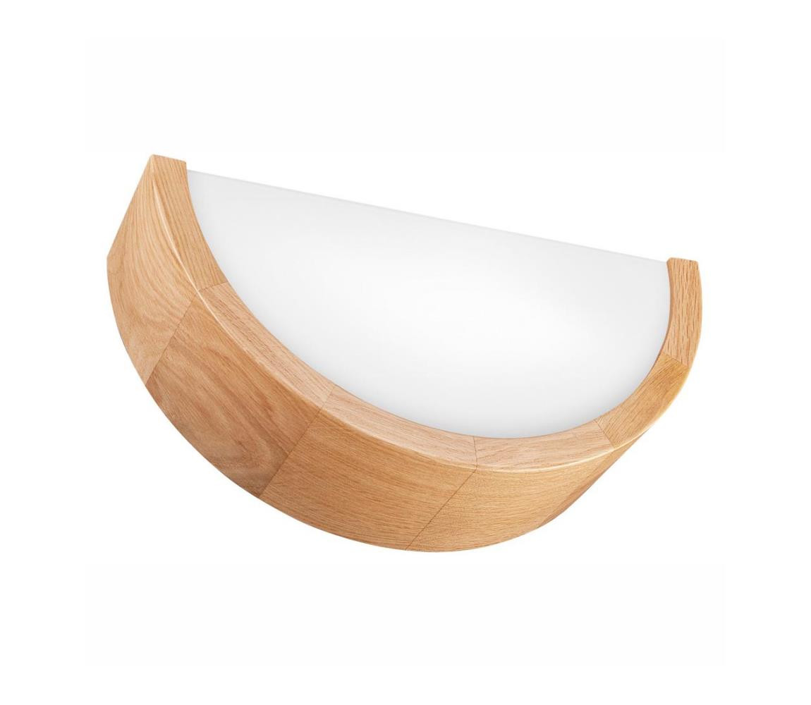 Nástěnné svítidlo EVELINA 1xE27/60W/230V dub