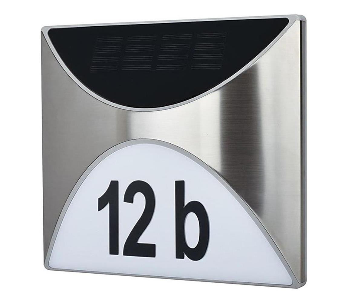 6710202 - LED Solární domovní číslo LED/3x0,1W/2,4V IP44