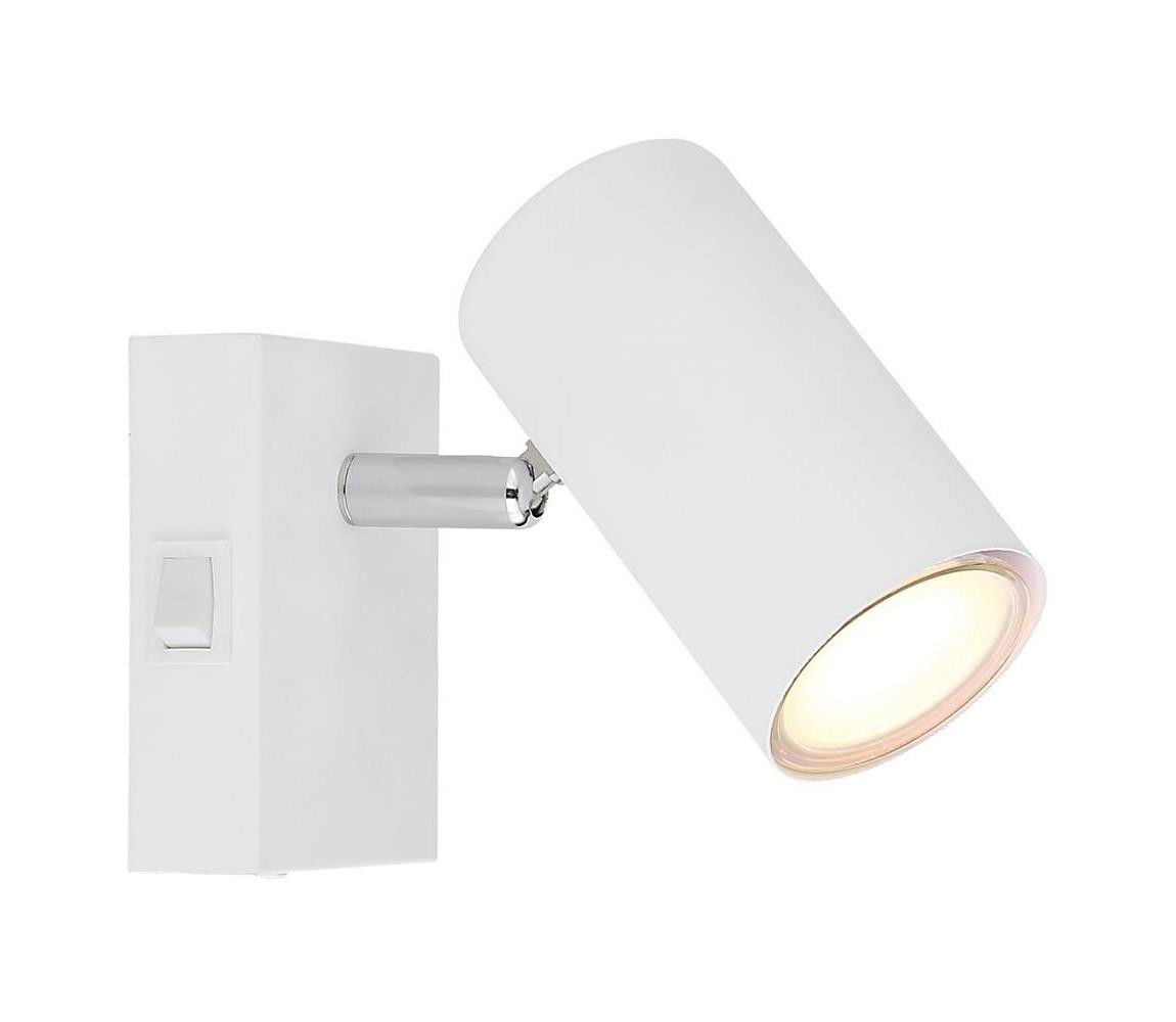 Globo Globo 57911-1W - Nástěnné bodové svítidlo ROBBY 1xGU10/25W/230V bílá