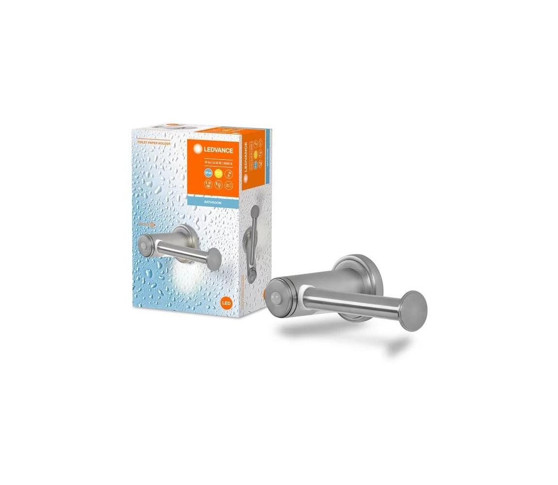 Ledvance Ledvance - Držák toaletního papíru s LED podsvícením IP44