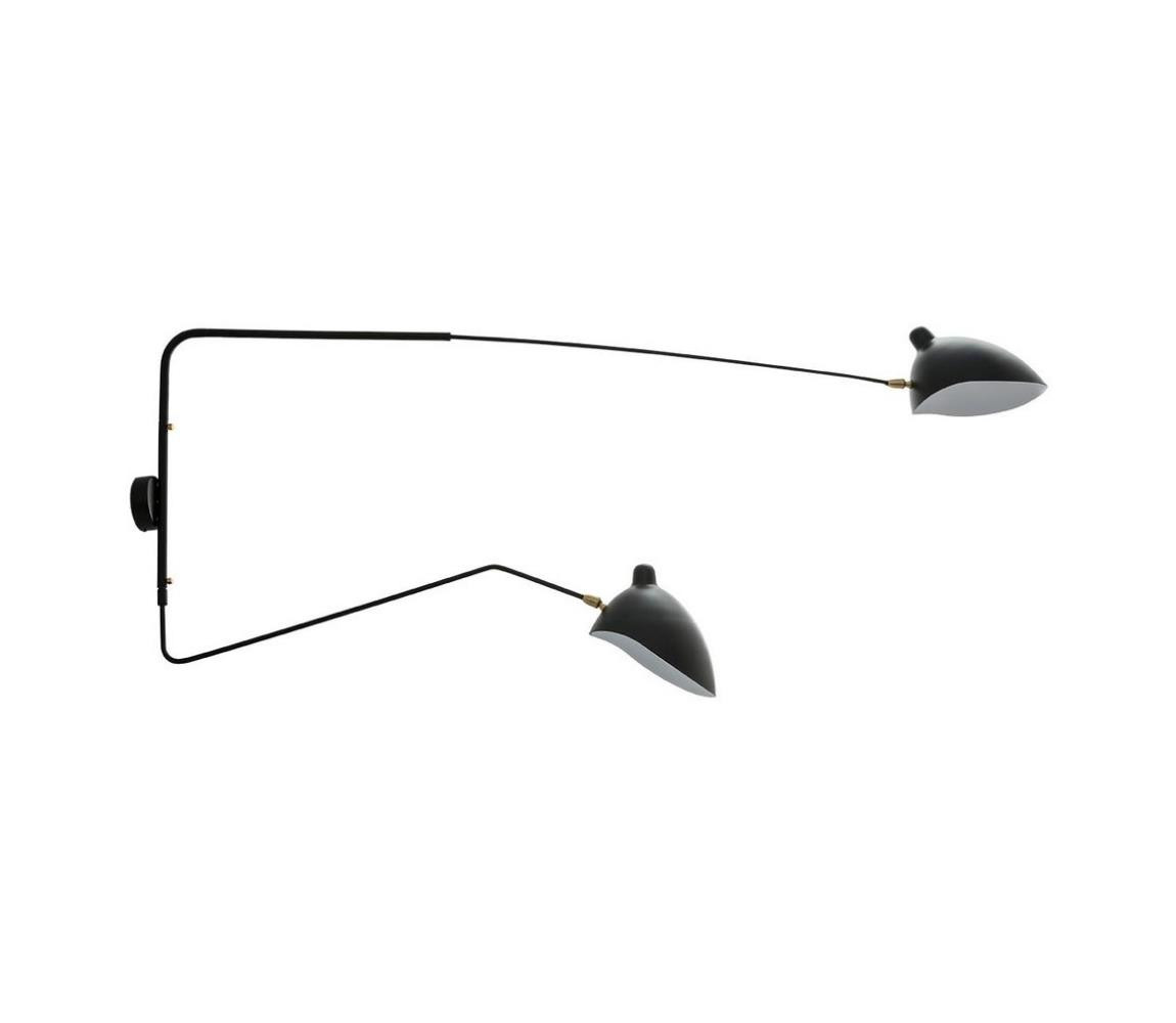 MBE0016-2 - Nástěnná lampa DAVIS 2xE27/60W/230V