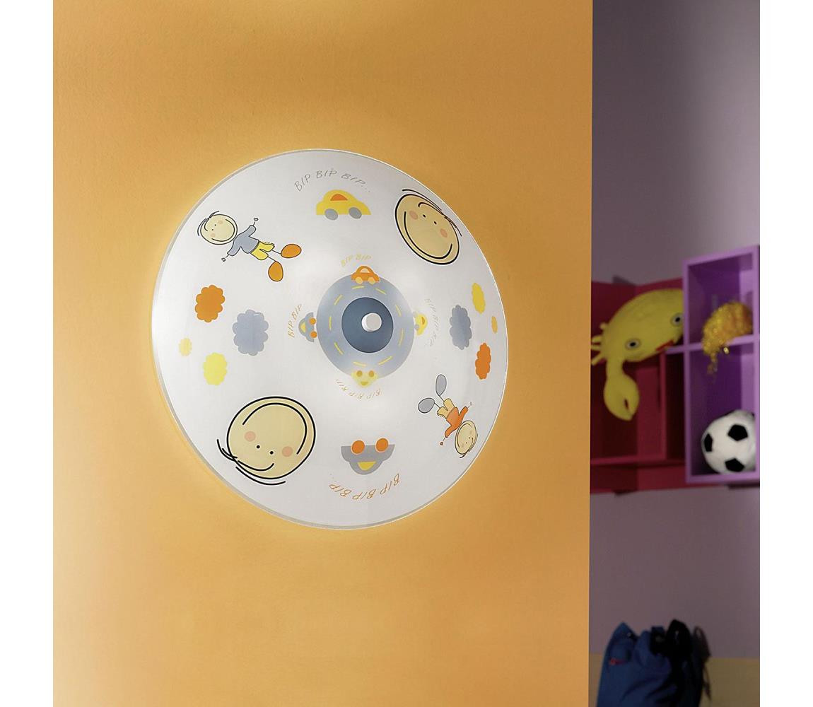 Eglo EGLO 88972 - Dětské stropní svítidlo JUNIOR 2  2xE27/60W barevné