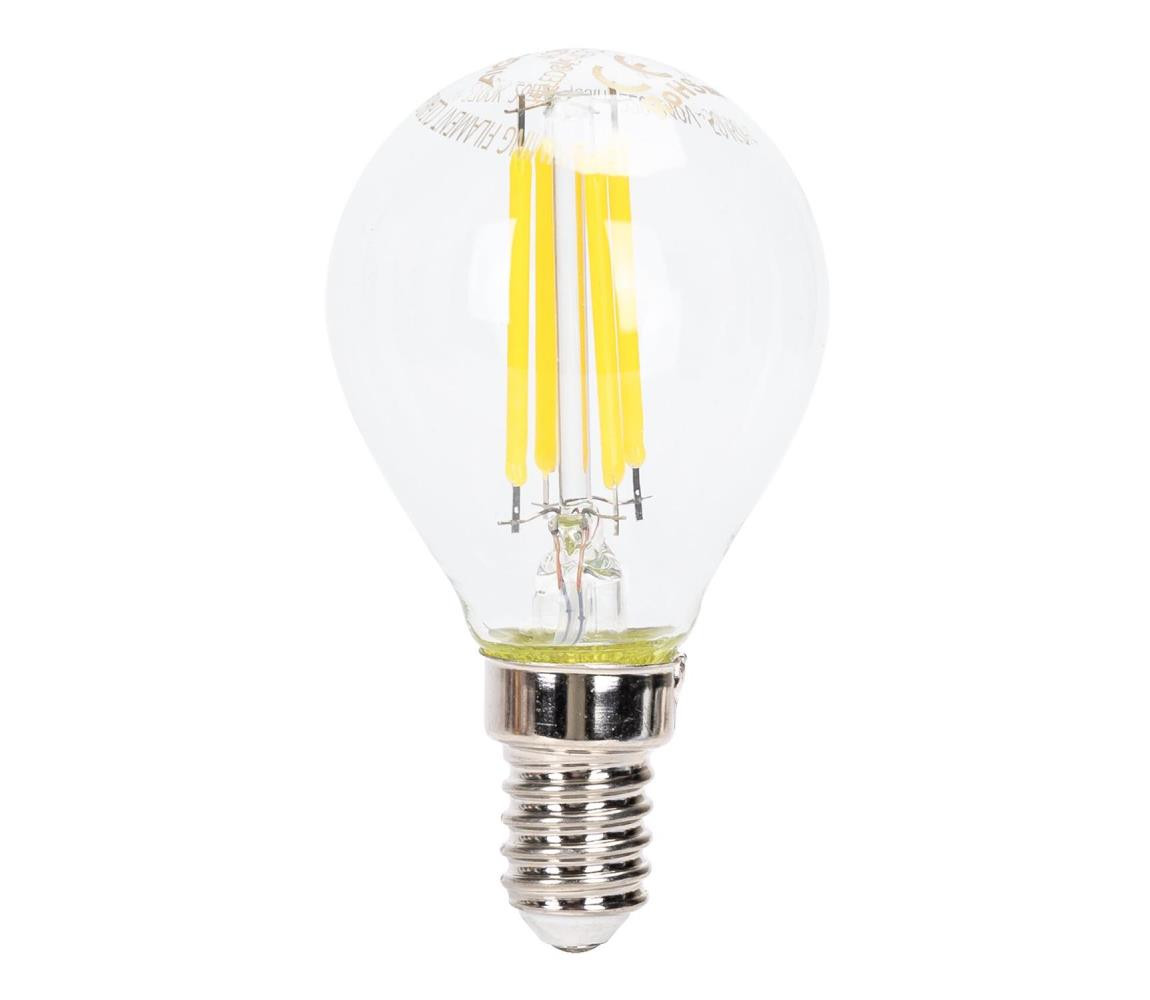 B.V. LED Stmívatelná žárovka FILAMENT G45 E14/4W/230V 6500K -