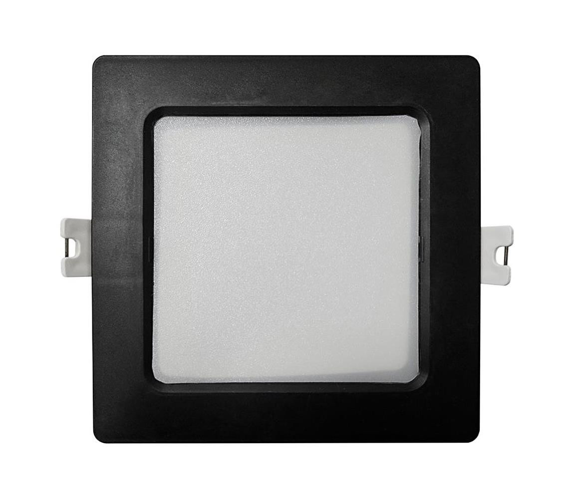 LED Podhledové svítidlo SQUARE LED/6W/230V 4000K 12x12 cm černá
