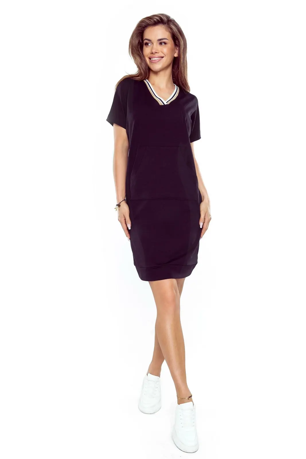 Dámská noční košilka Fleur black