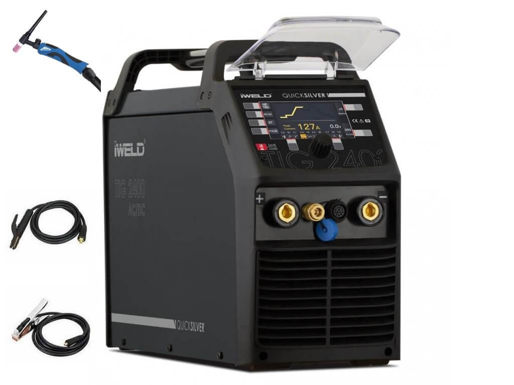iWELD Svářečka TIG 2400 AC/DC HF PULZ PFC 800TIG2400ACDC