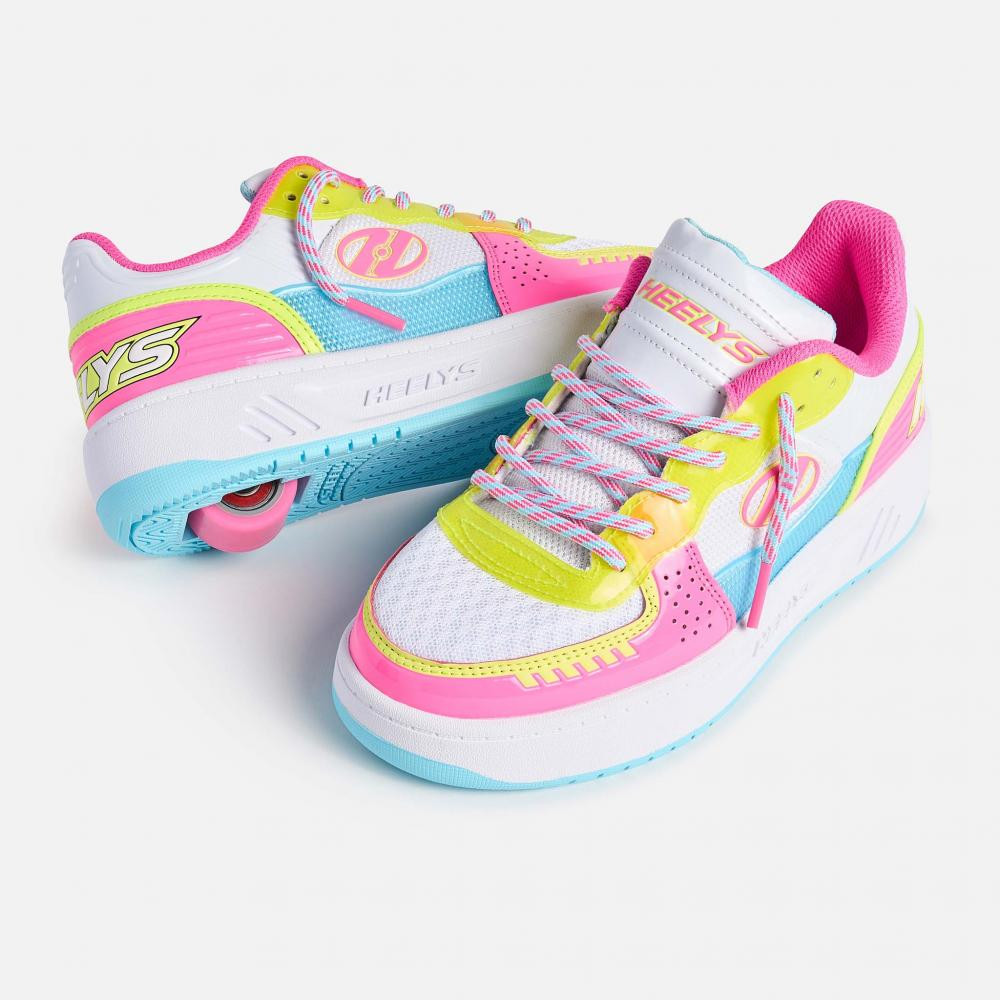 Heelys - Rezerve FN - Wht/N.Pink/Aqua/O.Yllw - koloboty Velikost boty: 31