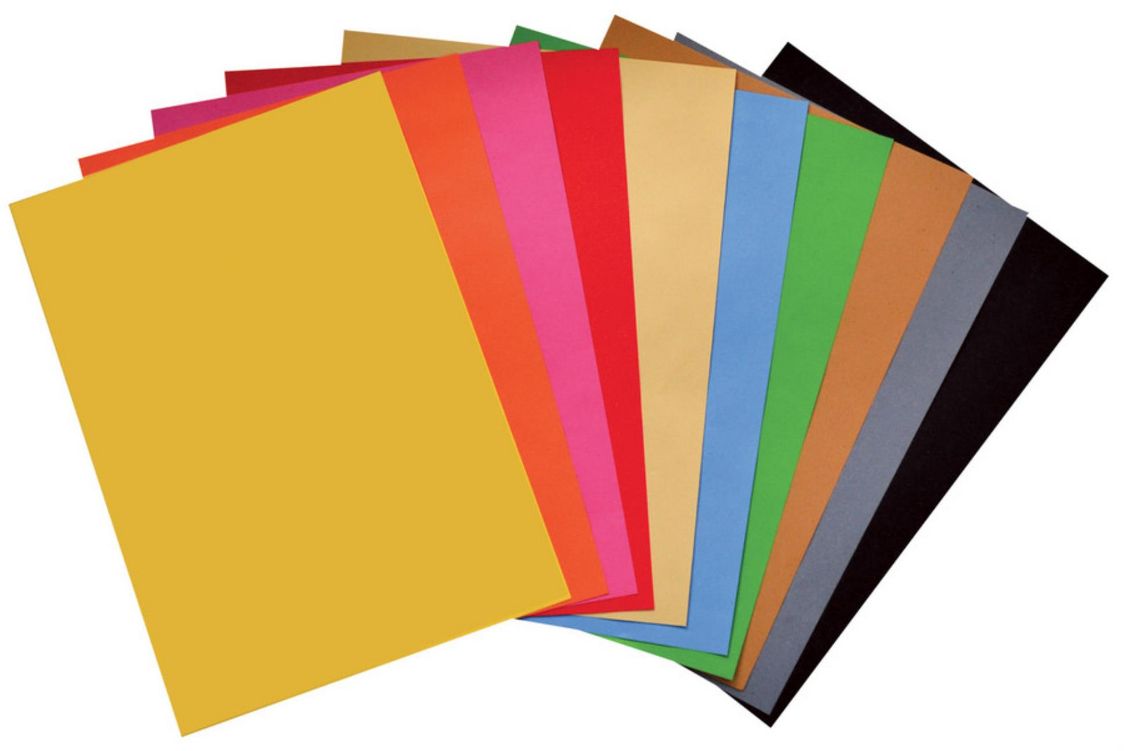 Papírny Brno Pestrobarevné papíry A3, 80 g/m2 - složka 10 listů